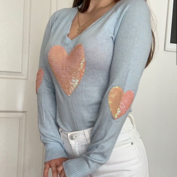 Wildfox White Label Sequin Heart S - Picture 3 of 8